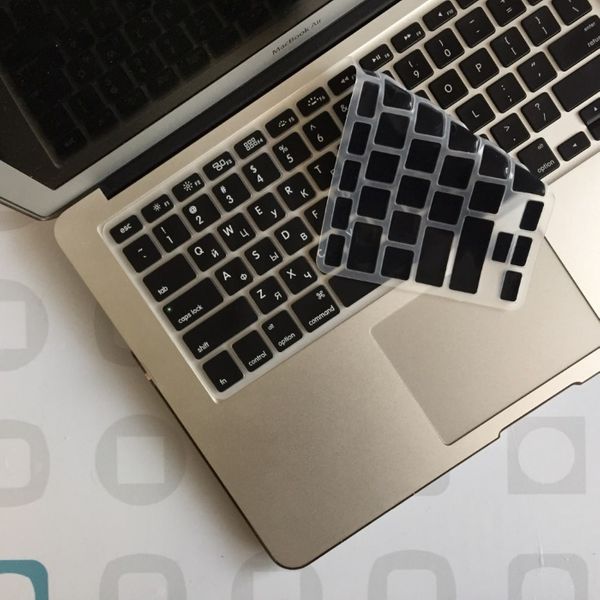 Накладка на клавиатуру Макбук Air/Pro 13, 15 (русские буквы MacBook)