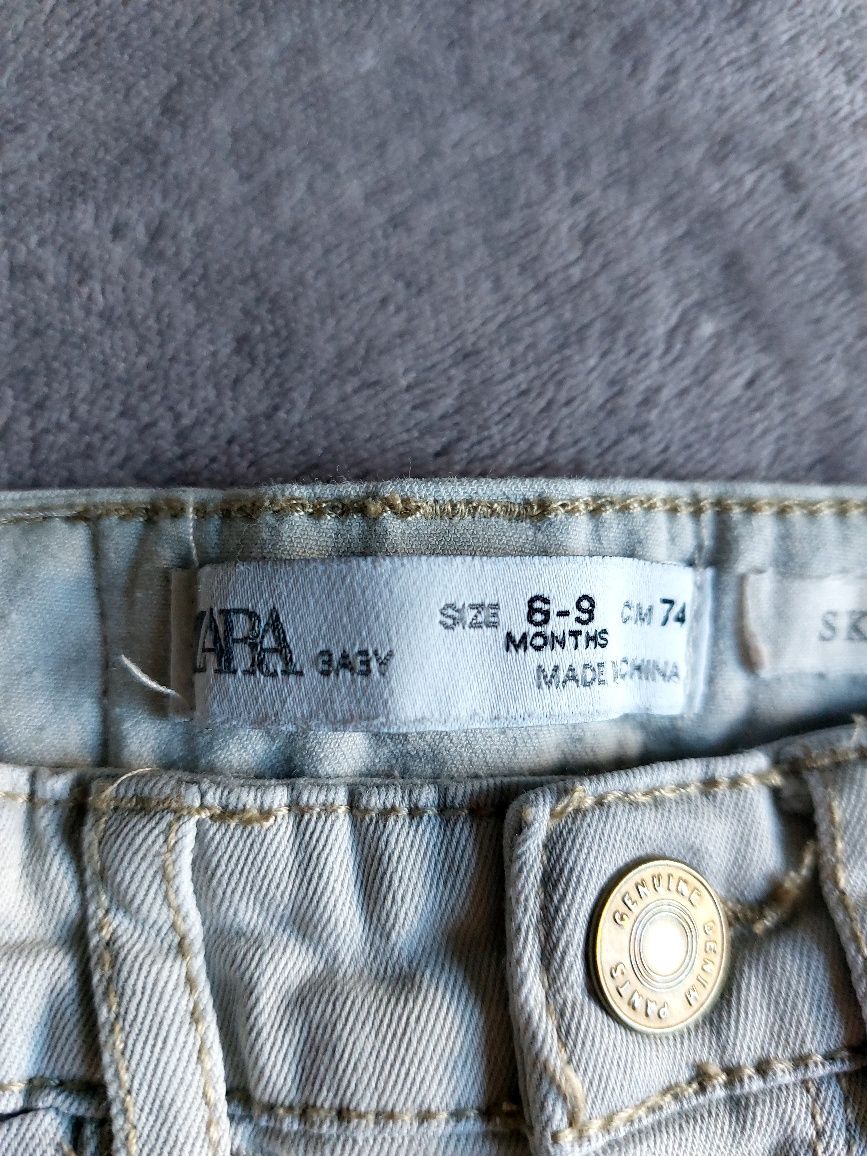 Calças Jeans Bebê Zara 6-9M