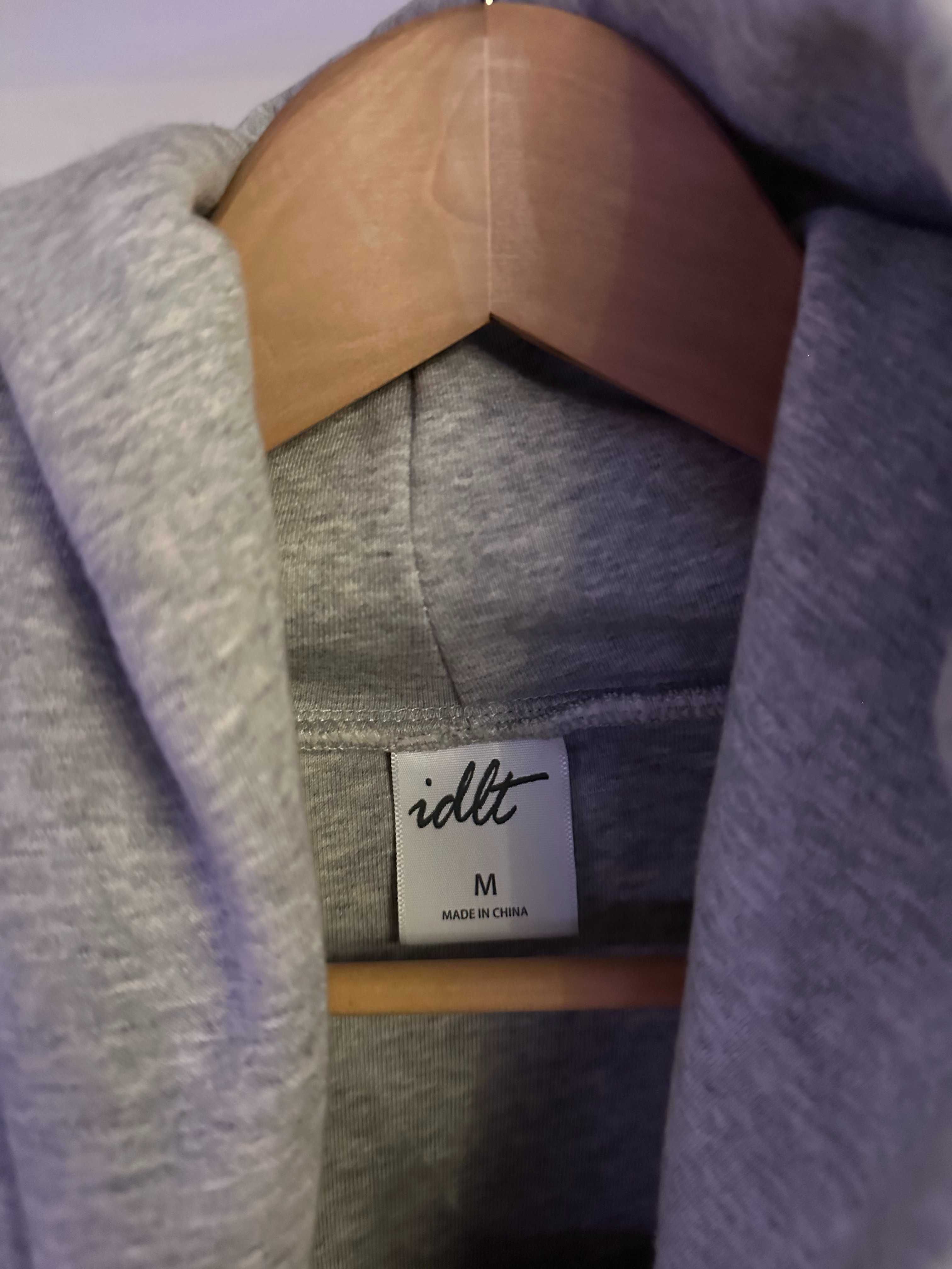 Bluza Szara Heavyweight Basic Double Jak Yzy Gap Boxy