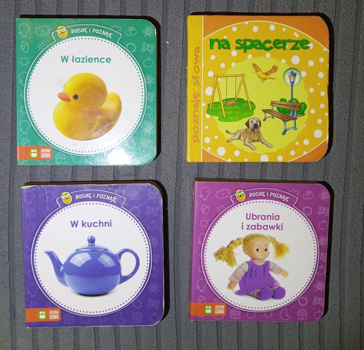 Prezentowane książeczki to seria dla dzieci "Rosnę i poznaję" wydawnic