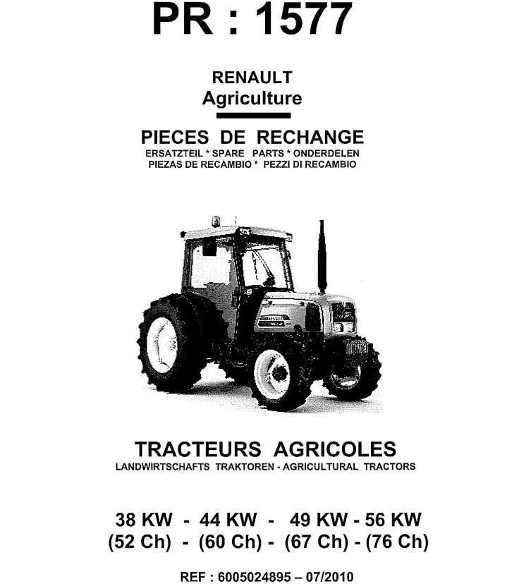 Katalog części Renault Fructus 110 | 120 | 130 | 140