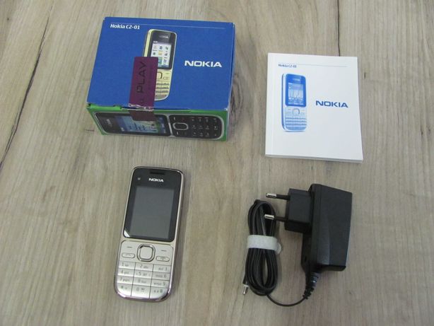 NOWY Telefon komórkowy NOKIA C2-01 Srebrny