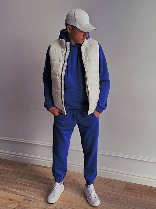 3в1 Теплий спортивний костюм на флісі унісекс на осінь і зиму XS - 3XL