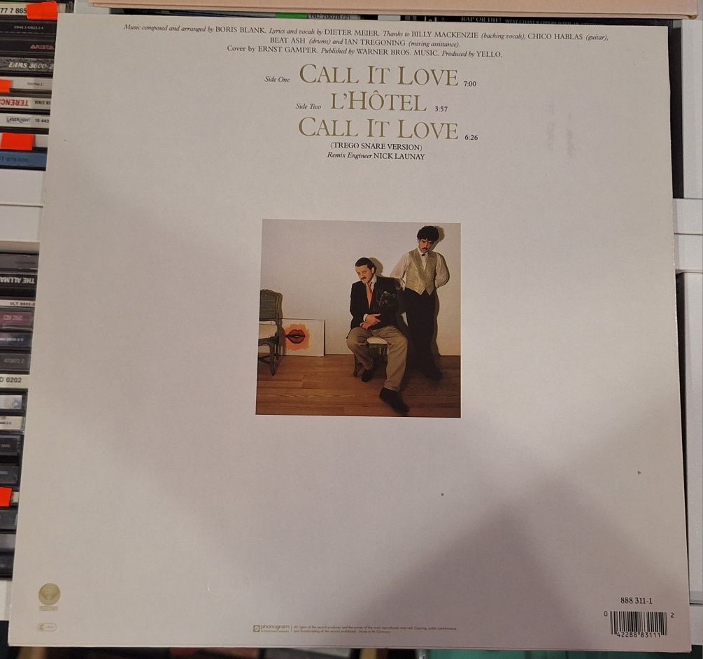Yello Call It Love. 12 Maxi . Vertigo NM