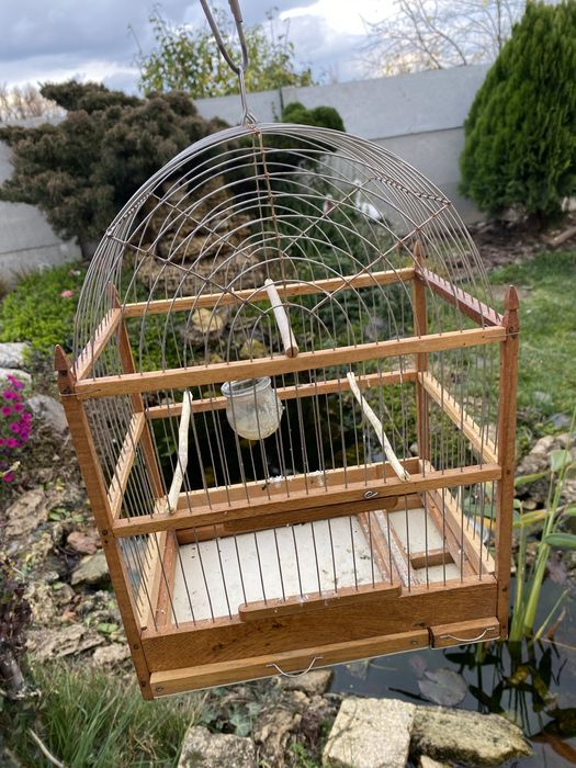 Клетка для птичек, ручной работы