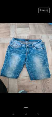 Jeans proste nogawki 38