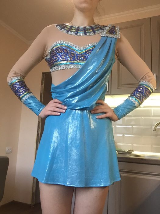 Костюм для танцев/гимнастики в греческом стиле