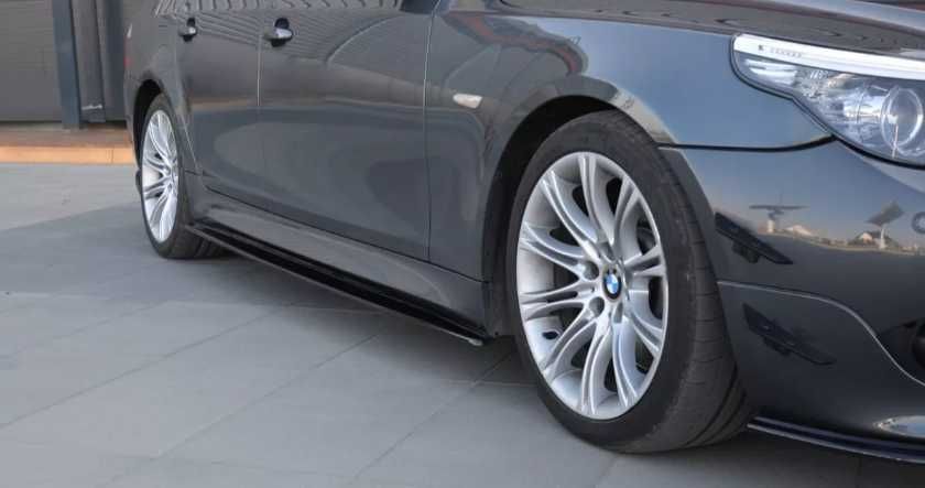 DOKŁADKI listwy PROGÓW MP STYLE do BMW E60 E61 M PAKIET czarny progi