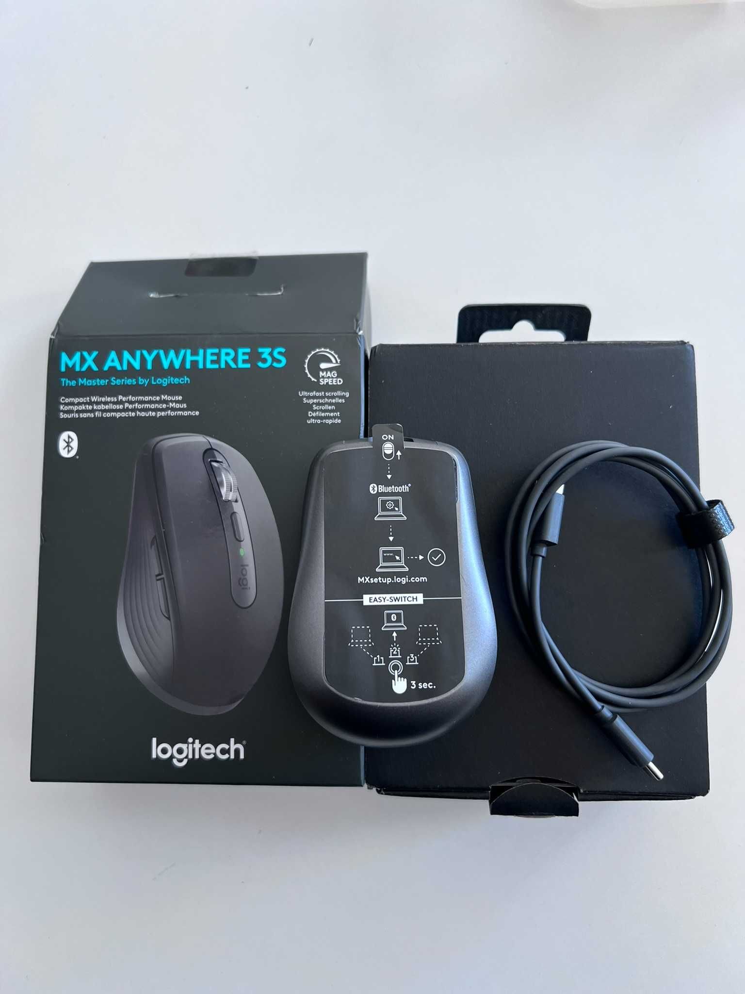 Logitech MX Anywhere 3S Grafitowy mysz bezprzewodwa