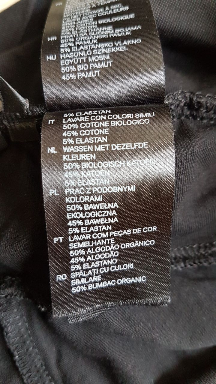 Spodnie ciążowe bawełna ekologiczna H&M MAMA rozm. L bardzo wygodne