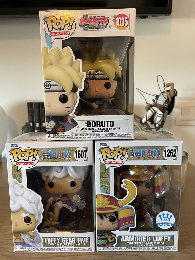 Vendo Funko Pop One piece e Boruto
