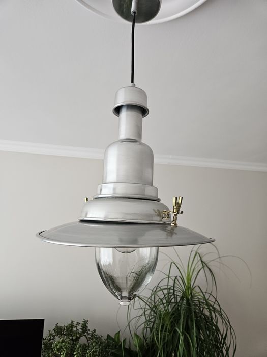 Lampa sufitowa Ikea Ottava srebrna