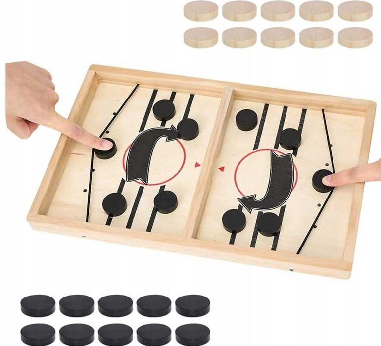 Gra zręcznościowa hokej stołowy piłkarzyki foosball 2w1