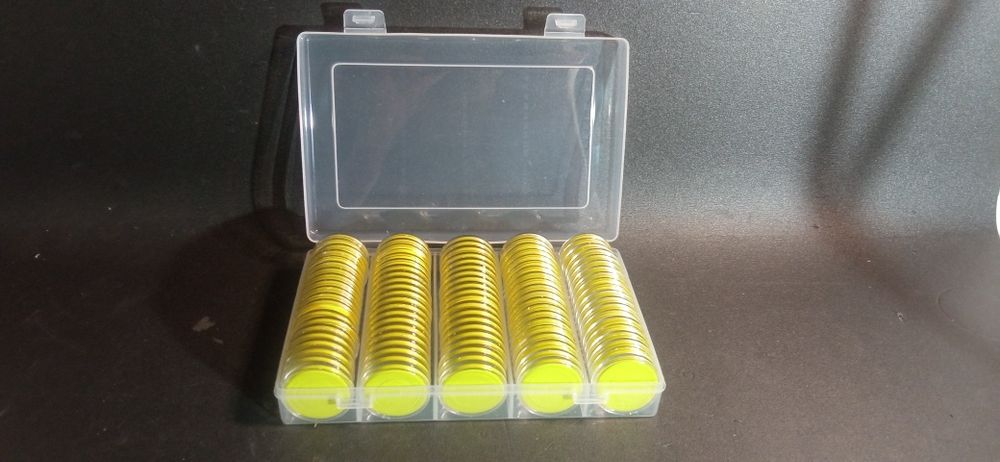 Kapsle na monety 30 mm z regulacją średnicy