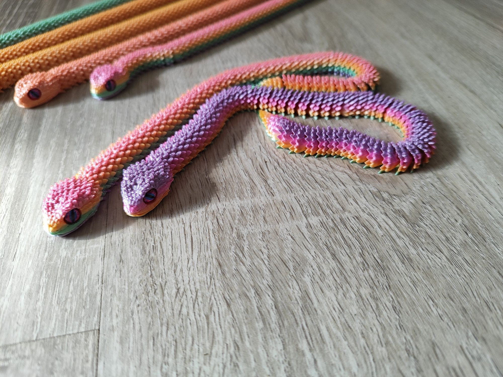 Wąż ruchomy 30 cm wydruk 3D