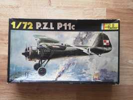 Model do sklejania PZL-P11C HELLER  1/72 absolutny unikat