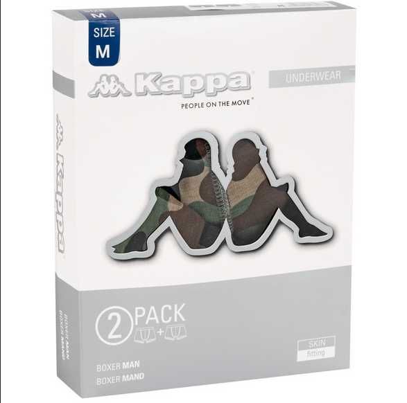 Bokserki majtki męskie Kappa [33181KW A05] 2PAK r.S-3XL