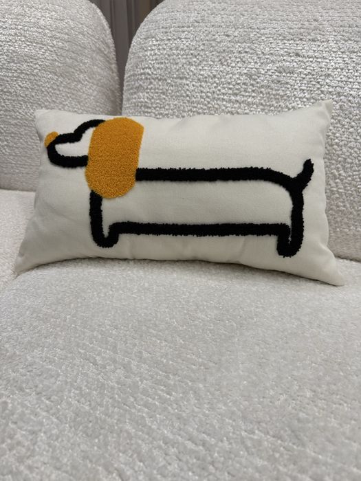 Декоративна наволочка 30*50 з собачкою Таксою
