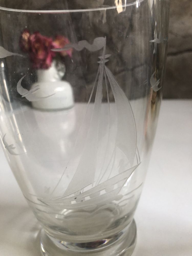 Wazony szklane ,krysztalowe szklo ciete z wzorami