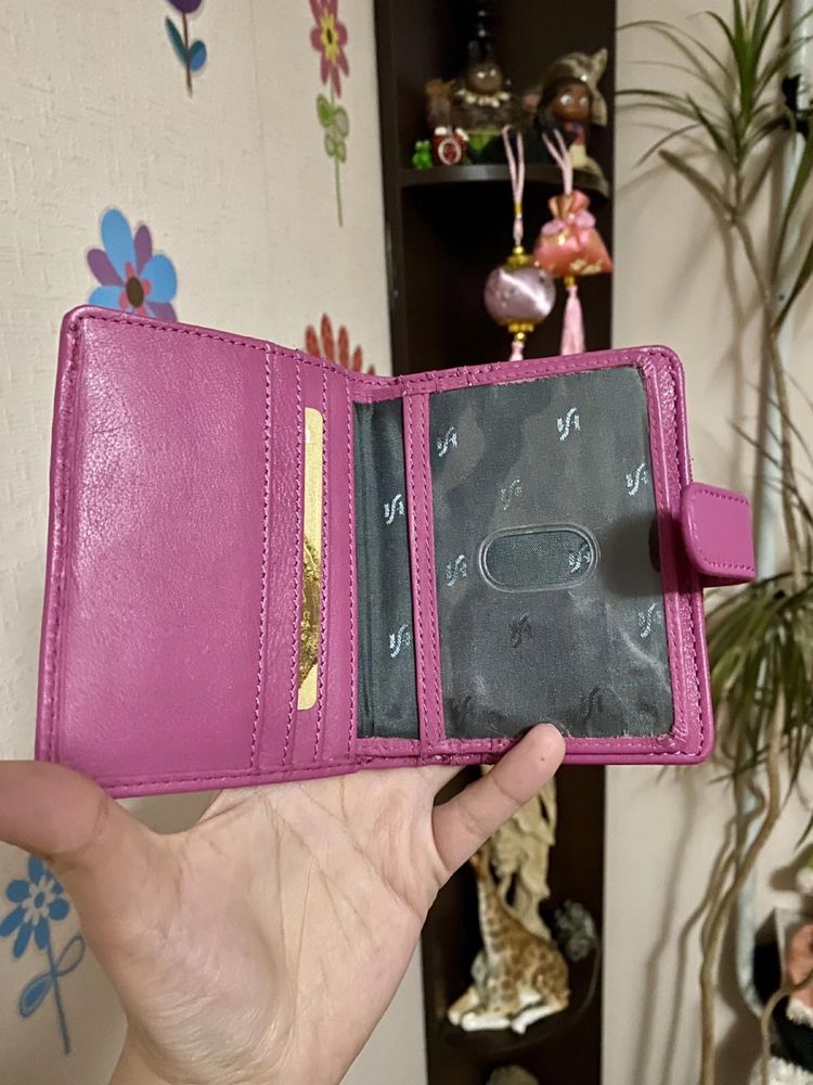 Качественный женский кожаный кошелек, гаманкць, бумажник, портмоне