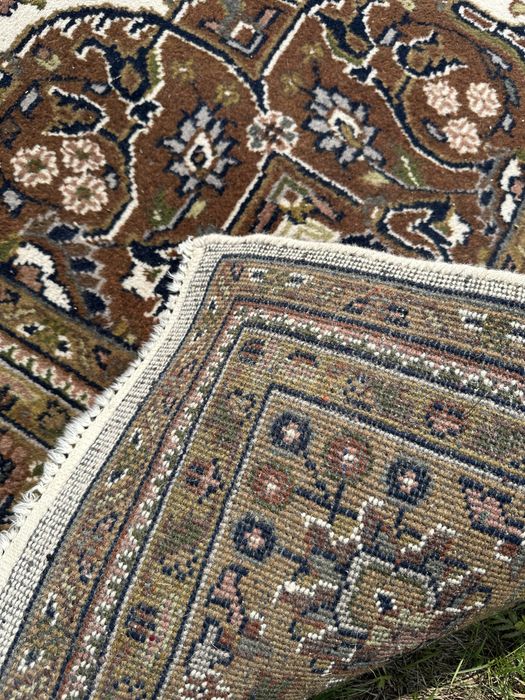 Duży ręcznie tkany dywan perski wełniany typu Indo Mir  358x250cm