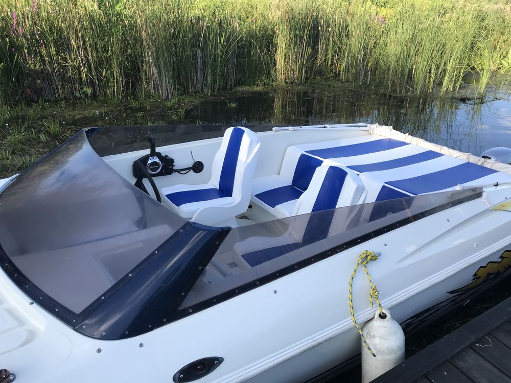 Łódź motorowa, motorówka 22stopy Honda zaburtowy, 6-7 osobowa Zegrze