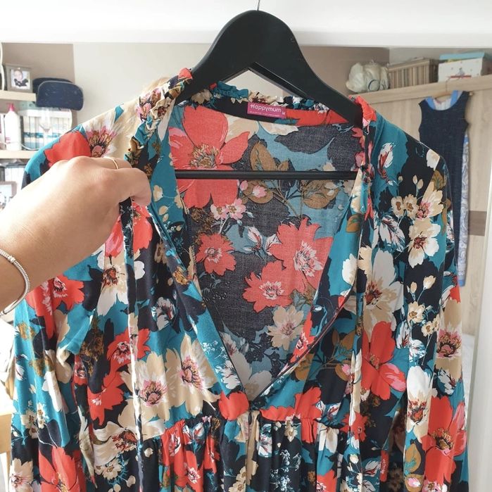 Sukienka ciążowa i do karmienia Happymum M