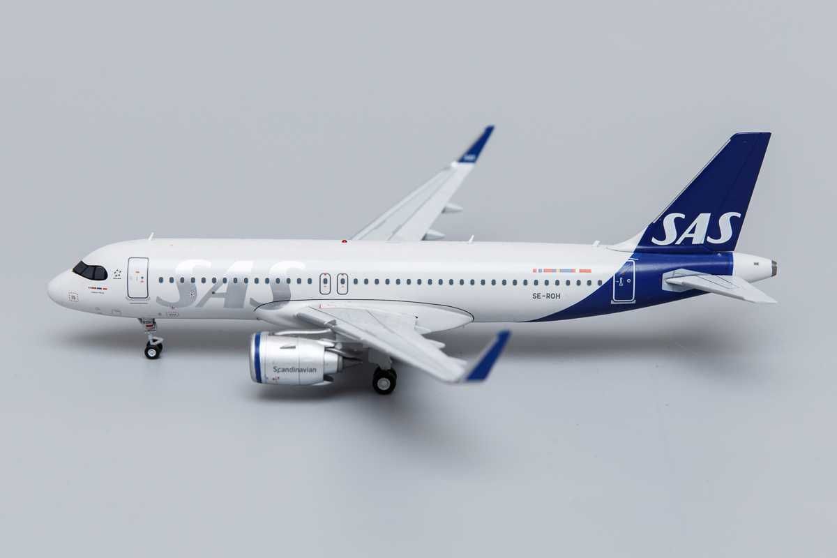 NOWY Samolot Airbus A320 neo SAS Scandinavian 1:200 metal JC Wings