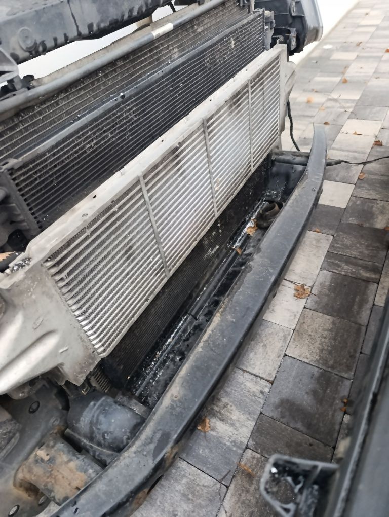 Kompletny przód VW t5 lift biały LB9A maska zderzak lampy pas przedni