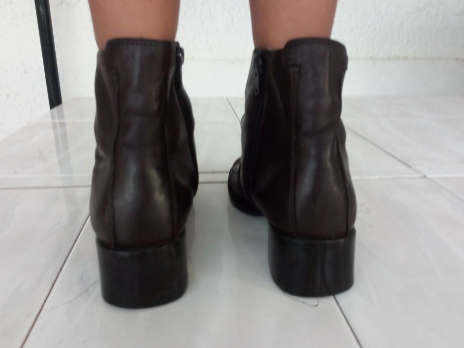 Botas senhora castanhas tamanho 36