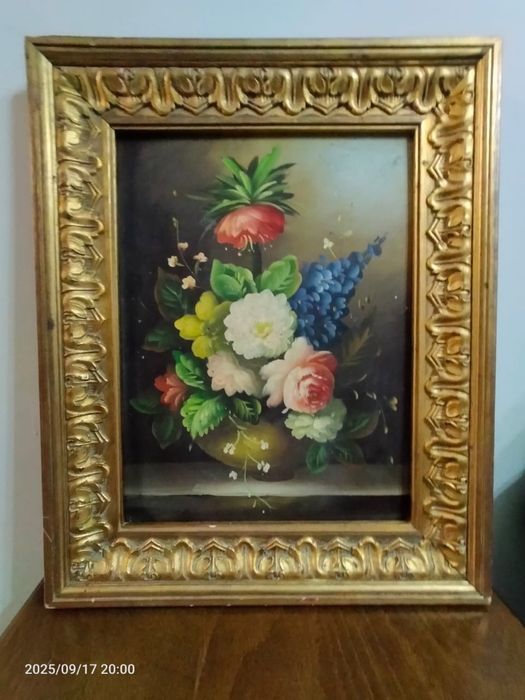 Розпродажа. Картина маслом на дереві. Італія