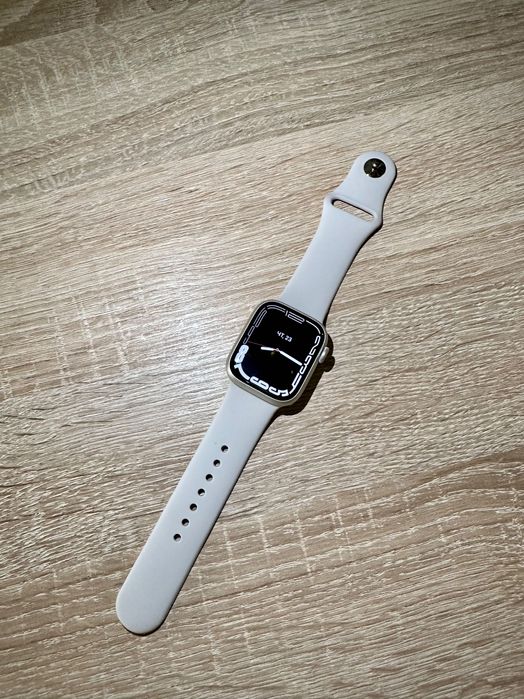 Ремешок на часы эпл watch 5/6/7 серии 38/40/41мм НОВЫЕ! Starlight