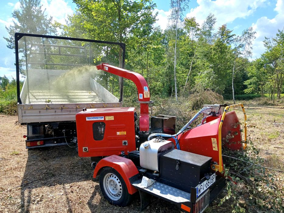Wycinka drzew krzewów ogrodzenia prace ziemne rozbiórki