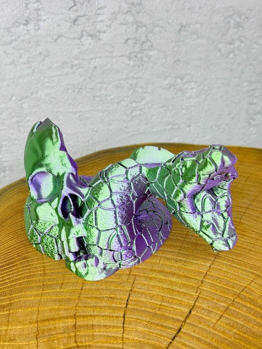 Podstawka, stojak, na Pada do PS5 – Druk 3D, czaszka-wąż, gadżet