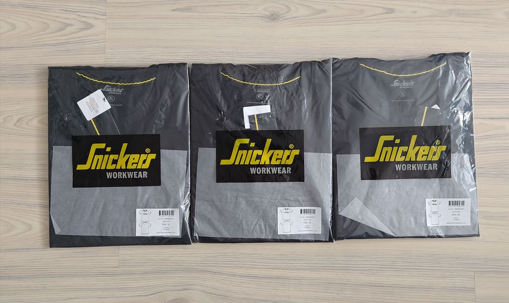 3- Pack 2590 Snickers Logo XL trzypak koszulek roboczych serwisowych