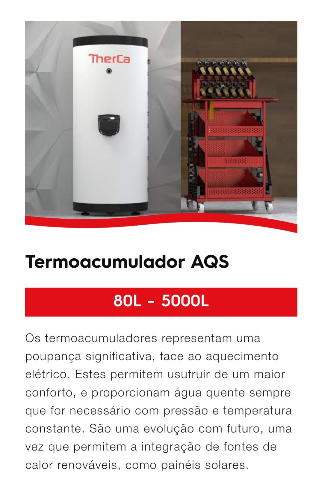 Cilindro Termoacumulador aquecimento central.