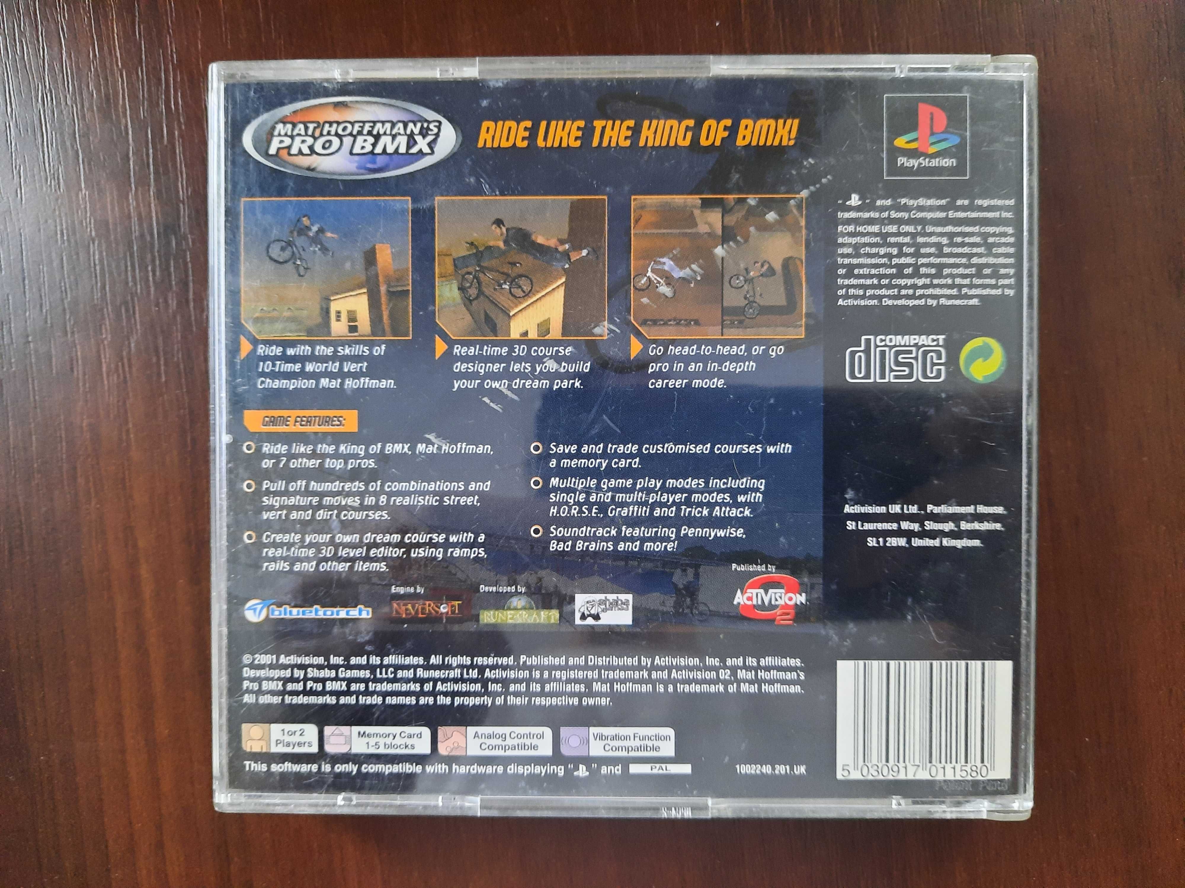 Mat Hoffman's Pro BMX PS1 PSX