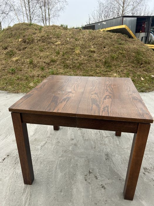 Stoł drewniany komplet