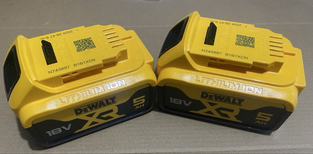 Аккумуляторна батарея DeWALT  18V  5Aч 9Ач 2024 рік