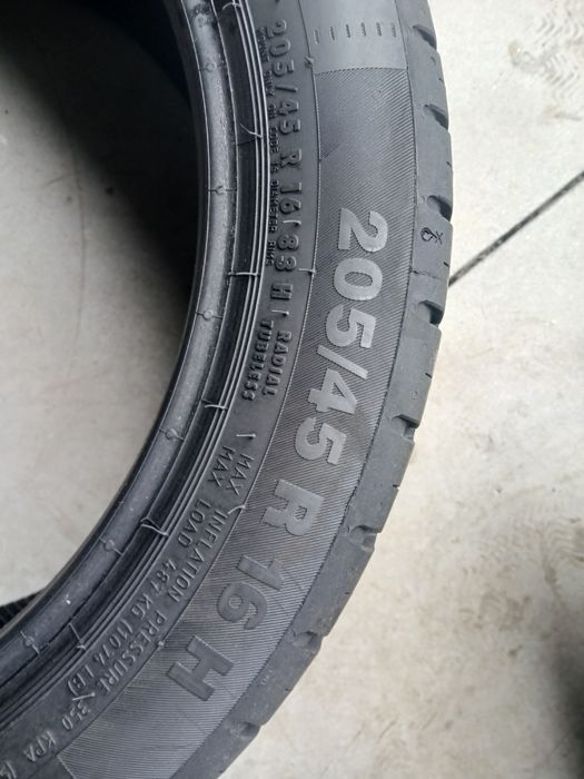 2 pneus 205 45 r16 continental