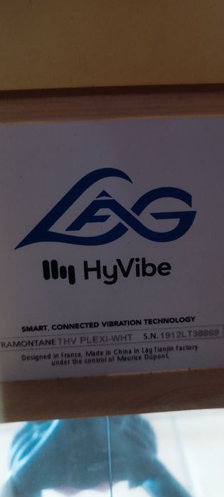 Lag GLH THV PLEXI-WHT Smart Guitar Tramontane Hyvibe Special Edition