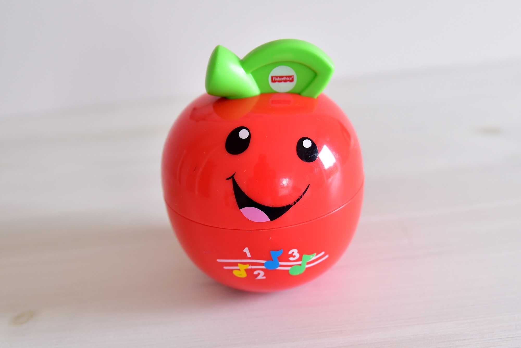 Interaktywna zabawka, Fischer Price jabłko, dla dzieci, j. polski