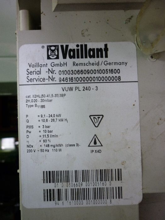 Vaillant atmomax pro vuw pl 240-3 na części