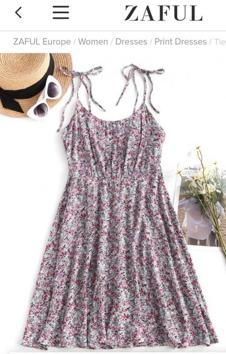 Vestido flores Zaful