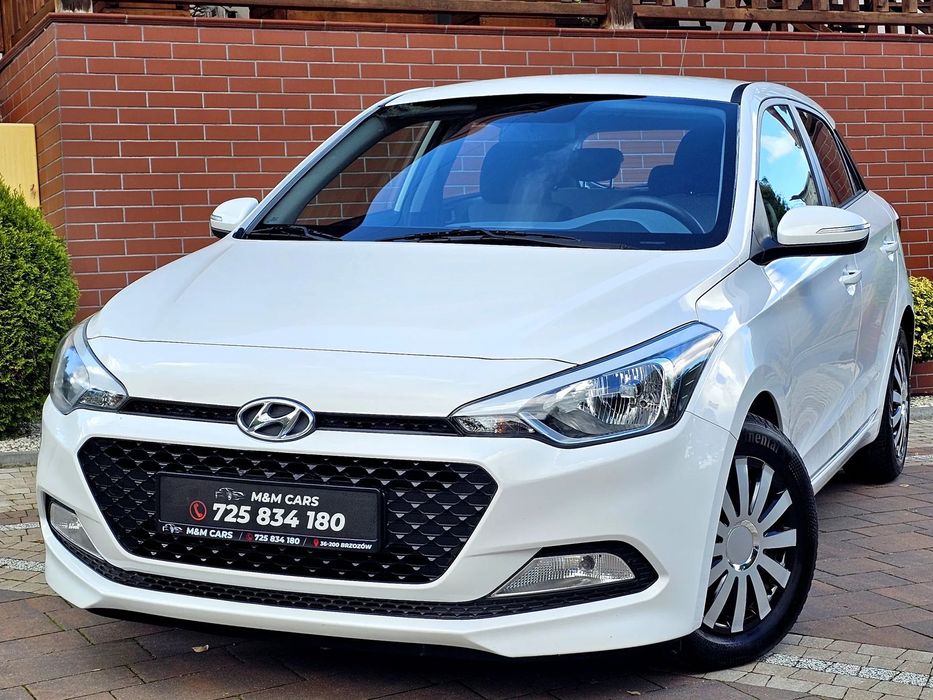 Hyundai i20 1.2 MPI 84KM LIFT /5drzwi /klimatyzacja/Biały/Serwis z Niemiec