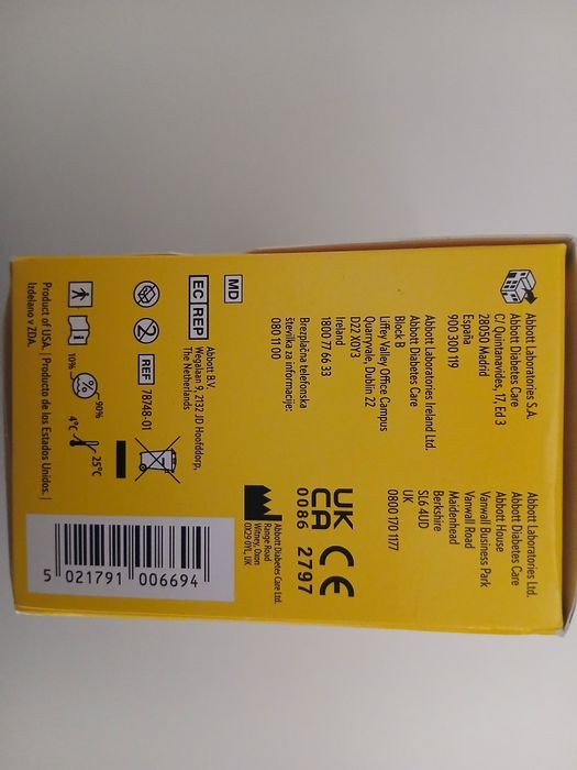 Freestyle LIBRE 2 PLUS. Ważność 2026-07. Nowy. Zaplombowany.Trójmiasto