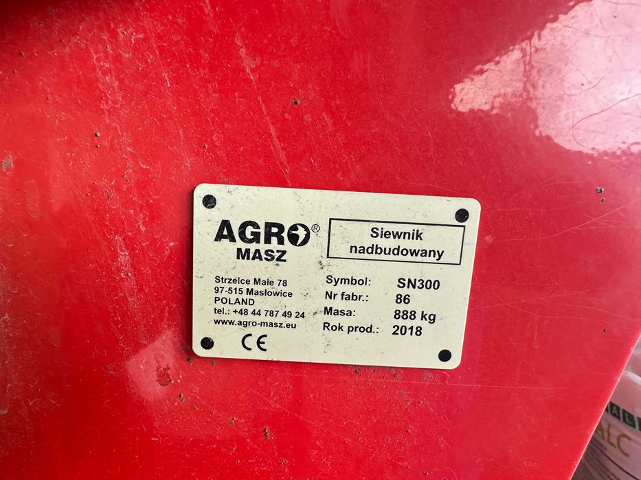 Agro-Masz ANT30 + SN300 zestaw uprawowo siewny