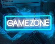 Неоновая вывеска Game Zone Игровая зона LED декор для геймера - 2 Вида
