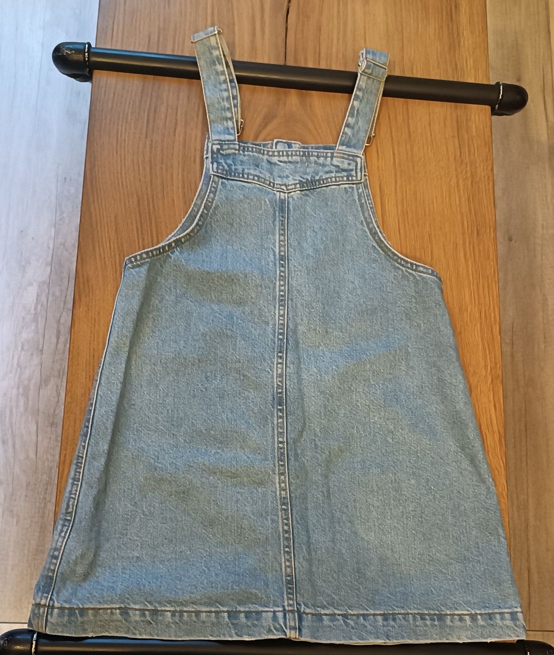 Sukienka spódniczka ogrodniczka jeansowa Zara r. 140