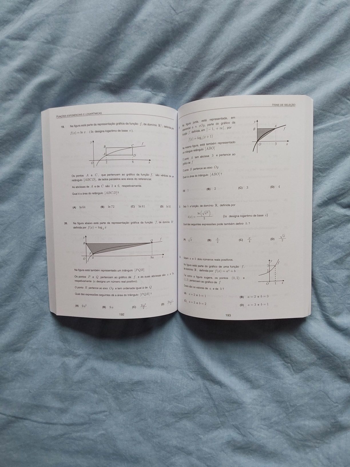 Conjunto de 3 livros IAVE Matemática A novos